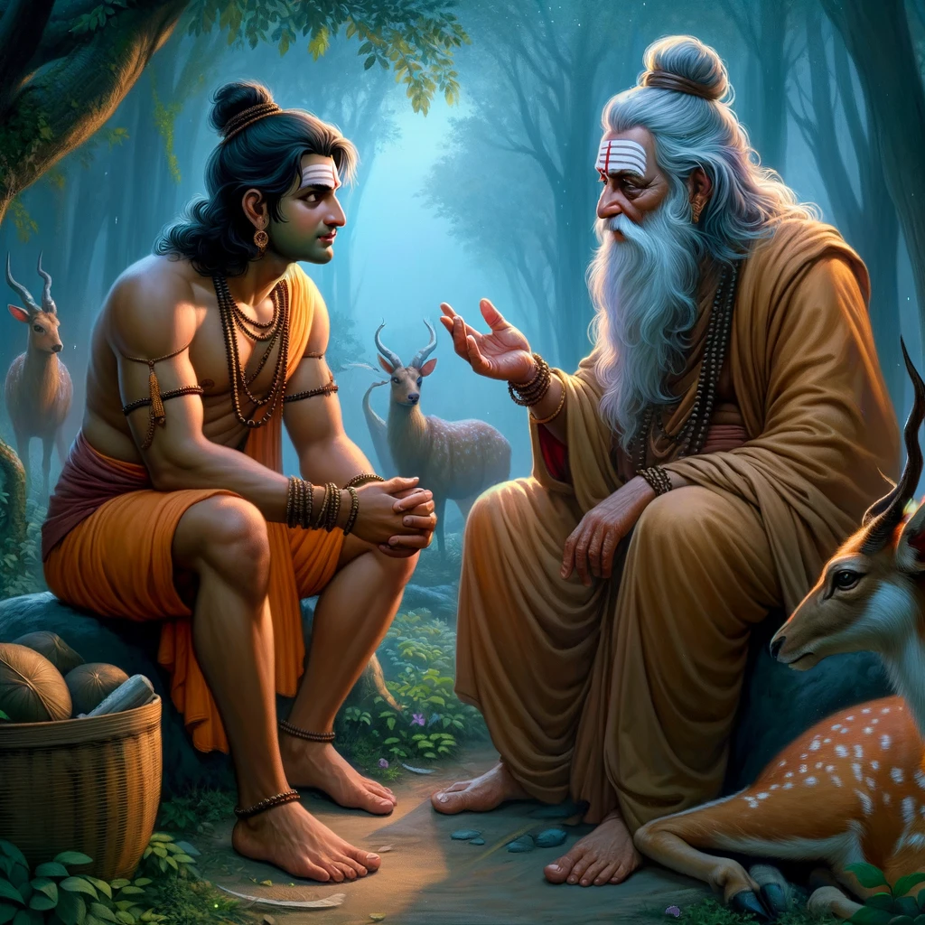 Rama’s Meeting with Agastya